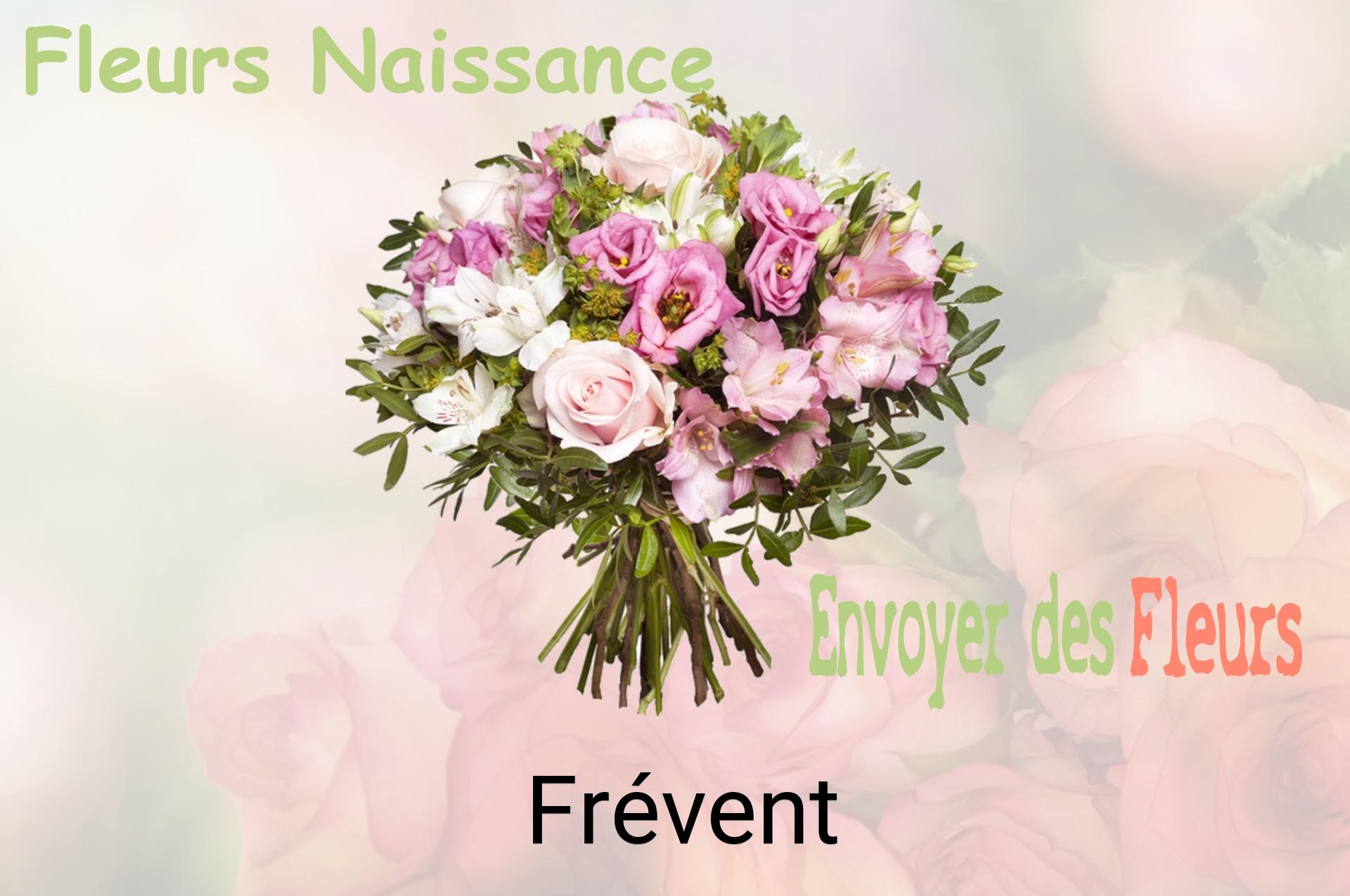 Bouquet de fleurs de naissance livré à Frévent